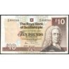 Ecosse - Pick 348a_2 - 10 pounds sterling - Série A/26 - 24/02/1988 - Etat : TB+
