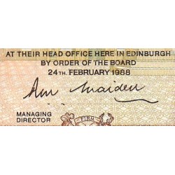 Ecosse - Pick 348a_2 - 10 pounds sterling - Série A/26 - 24/02/1988 - Etat : TB+
