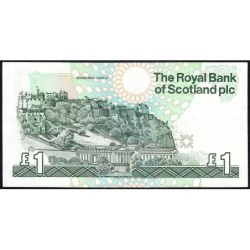 Ecosse - Pick 351a_1 - 1 pound sterling - Série A/54 - 13/12/1988 - Etat : TTB+