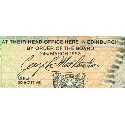 Ecosse - Pick 351c_1 - 1 pound sterling - Série B/79 - 24/03/1992 - Etat : TTB