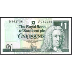 Ecosse - Pick 351e_2 - 1 pound sterling - Série C/93 - 01/10/2001 - Etat : NEUF