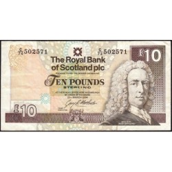 Ecosse - Pick 353a_3 - 10 pounds sterling - Série C/74 - 23/03/1994 - Etat : TB