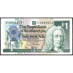 Ecosse - Pick 356 - 1 pound sterling - Série EC - 08/12/1992 - Commémoratif - Etat : SPL