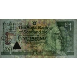 Ecosse - Pick 359 - 1 pound sterling - Série AGB - 03/03/1997 - Commémoratif - Etat : NEUF