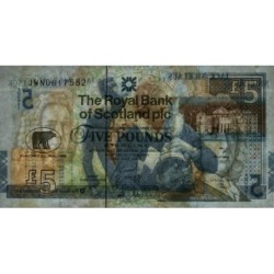Ecosse - Pick 365 - 5 pounds sterling - Série JWN - 14/07/2005 - Commémoratif - Etat : pr. NEUF