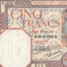 Algérie - Pick 77a_1 - 5 francs - Série U.3137 - 20/11/1928 - Etat : SUP+