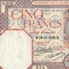 Algérie - Pick 77a_1 - 5 francs - Série U.3137 - 20/11/1928 - Etat : TTB+