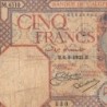 Algérie - Pick 77a_1 - 5 francs - Série M.4310 - 06/09/1933 - Etat : B-