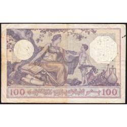 Algérie - Pick 81b_2 - 100 francs - Série C.1001 - 12/07/1929 - Etat : TB