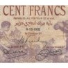 Algérie - Pick 81b_2 - 100 francs - Série X.1075 - 06/12/1932 - Etat : TB-