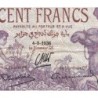 Algérie - Pick 81b_3 - 100 francs - Série E.1469 - 04/08/1936 - Etat : TB+