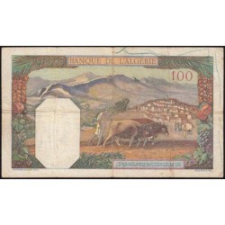 Algérie - Pick 85_1 - 100 francs - Série O.214 - 16/07/1940 - Etat : TB