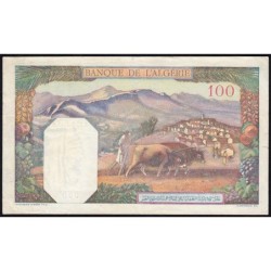 Algérie - Pick 85_2 - 100 francs - Série W.2128 (remplacement) - 23/05/1945 - Etat : TTB+