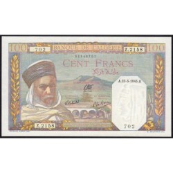 Algérie - Pick 85_2 - 100 francs - Série Z.2158 - 23/05/1945 - Etat : NEUF