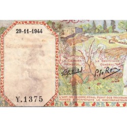 Algérie - Pick 87_2 - 50 francs - Série Y.1375 - 29/11/1944 - Etat : TB-