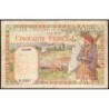Algérie - Pick 87_2 - 50 francs - Série N.1557 - 02/02/1945 - Etat : TB