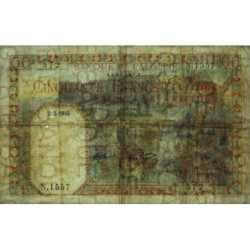 Algérie - Pick 87_2 - 50 francs - Série N.1557 - 02/02/1945 - Etat : TB
