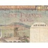 Algérie - Pick 88 - 100 francs - Série U.1068 - 02/11/1942 - Etat : TB-