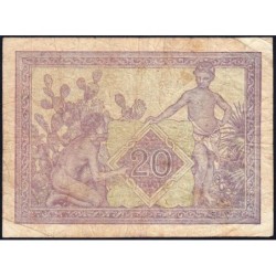 Algérie - Pick 92b - 20 francs - Série A.1795 - 03/04/1945 - Etat : TB-