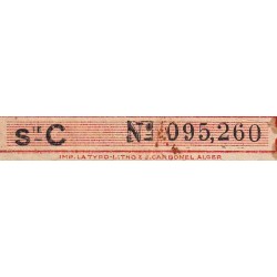 Algérie - Pick 97a - 50 centimes - Série C - 31/01/1944 - Etat : TB