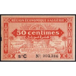 Algérie - Pick 97a - 50 centimes - Série C - 31/01/1944 - Etat : TTB-