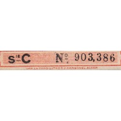 Algérie - Pick 97a - 50 centimes - Série C - 31/01/1944 - Etat : TTB-