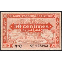 Algérie - Pick 97a - 50 centimes - Série C - 31/01/1944 - Etat : TB