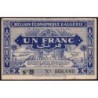 Algérie - Pick 98a - 1 franc - Série B - 31/01/1944 - Etat : TB