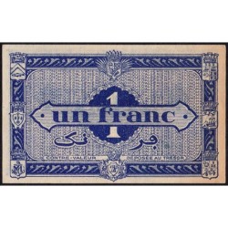 Algérie - Pick 98a - 1 franc - Série B - 31/01/1944 - Etat : SUP+