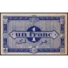 Algérie - Pick 98a - 1 franc - Série B - 31/01/1944 - Etat : SUP+