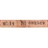 Algérie - Pick 100 - 50 centimes - Série I1 - 31/01/1944 - Variété - Etat : TB-