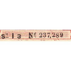 Algérie - Pick 100 - 50 centimes - Série I3 - 31/01/1944 - Variété - Etat : SUP