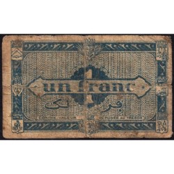 Algérie - Pick 101 - 1 franc - Série H - 31/01/1944 - Etat : B