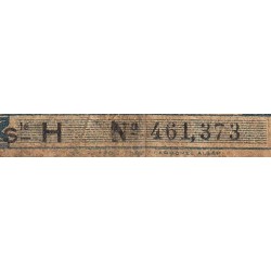 Algérie - Pick 101 - 1 franc - Série H - 31/01/1944 - Etat : B