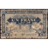 Algérie - Pick 101 - 1 franc - Série H - 31/01/1944 - Etat : AB