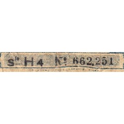 Algérie - Pick 101 - 1 franc - Série H4 - 31/01/1944 - Etat : B-