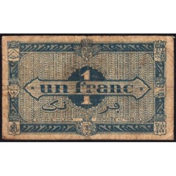 Algérie - Pick 101 - 1 franc - Série H4 - 31/01/1944 - Etat : B+