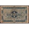 Algérie - Pick 101 - 1 franc - Série H4 - 31/01/1944 - Etat : B+