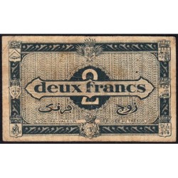 Algérie - Pick 102 - 2 franc - Série G2 - 31/01/1944 - Etat : TB+