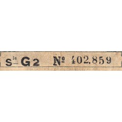 Algérie - Pick 102 - 2 franc - Série G2 - 31/01/1944 - Etat : TB+
