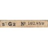Algérie - Pick 102 - 2 franc - Série G2 - 31/01/1944 - Etat : TB+