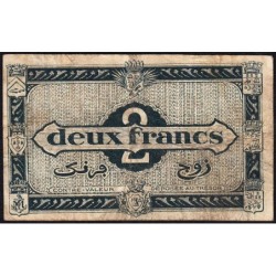 Algérie - Pick 102 - 2 franc - Série G2 - 31/01/1944 - Etat : TB