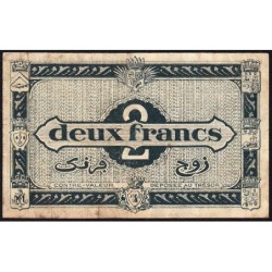 Algérie - Pick 102 - 2 franc - Série G3 - 31/01/1944 - Etat : TTB-