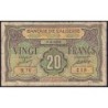 Algérie - Pick 103 - 20 francs - Série X.78 - 04/06/1948 - Etat : B+ à TB-