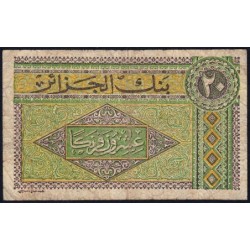 Algérie - Pick 103 - 20 francs - Série W.248 (remplacement) - 04/06/1948 - Etat : B+ à TB-