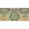 Algérie - Pick 103 - 20 francs - Série S.314 - 04/06/1948 - Etat : TB à TB+