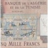 Algérie - Pick 109c_2 - 5'000 francs - Série B.1438 - 15/06/1955 - Etat : TTB+