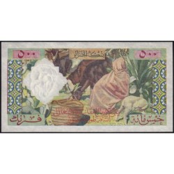 Algérie - Pick 117 - 500 francs - Série X.64 - 23/01/1958 - Etat : SUP