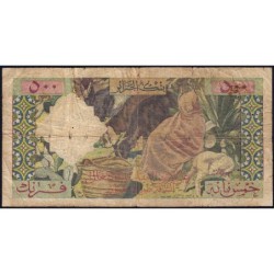 Algérie - Pick 117 - 500 francs - Série B.273 - 11/04/1958 - Etat : B