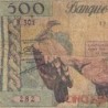 Algérie - Pick 117 - 500 francs - Série R.301 - 22/04/1958 - Etat : B-